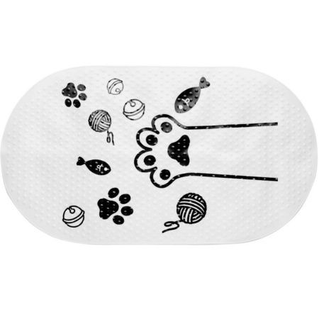 Коврик для ванны Fora Happy Cats 69х38 FOR-HC050 Лапка Коврик для ванны Fora Happy Cats 69х38 FOR-HC050 Лапка