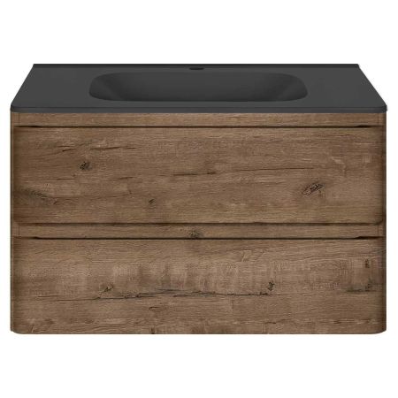 База под раковину Vico 800 подвесная, 2 выкатных ящика soft close, V.Oak, артикул VMC-2V800VO