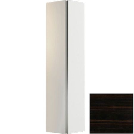 Шкаф пенал SanVit Авеню 32 pavenu с фактурой под дерево подвесной Черное дерево, артикул pavenu