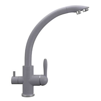 Смеситель для кухни Ulgran UQ-017-05, бетон