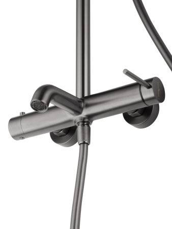 Душевая система WONZON & WOGHAND STICK, Темный графит (WW-88739017-BGM), артикул WW-88739017-BGM
