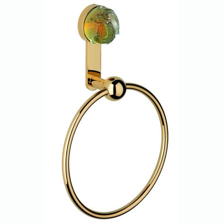 THG JADE DRAGON Полотенцедержатель-кольцо, цвет полированное золото, артикул U5H-F01-504N
