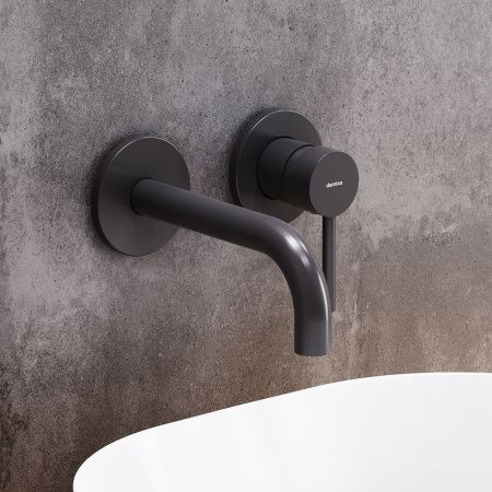 360260300 Scandinavian Pure, встраиваемый смеситель для раковины, чёрный 360260300 Scandinavian Pure, встраиваемый смеситель для раковины, чёрный