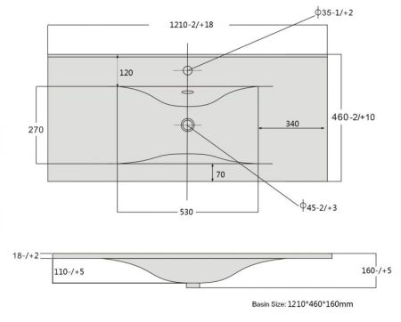 Тумба с раковиной SanVit Прованс 120 kprov120 Черное дерево