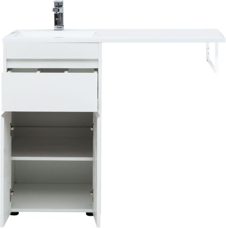 Тумба под раковину Aquanet Токио 48 белый (напольная, 1 ящик, 2 дверцы), артикул 00237744