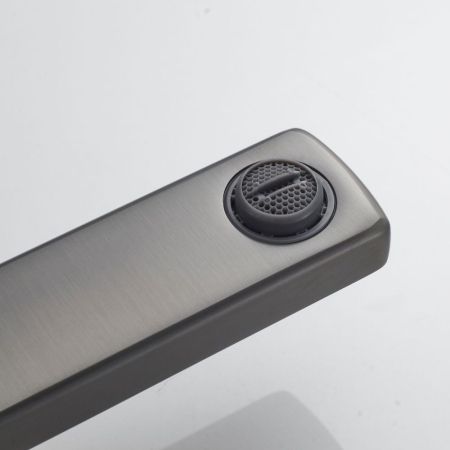 Смеситель для раковины встраиваемый Shevanik S9941T, оружейная сталь