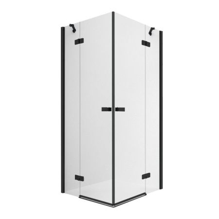 Душевое ограждение NEW TRENDY REFLEXA BLACK 110x90x200 EXK-1344/EXK-1337 (черный)