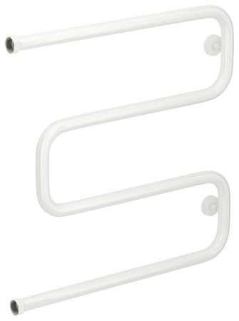 Полотенцесушитель водяной Ш-обр. 600х600 Н. Г. 1" (Белый (RAL-9003))