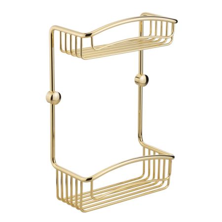 COMPLEMENTI Решетка двойная L20xP10xH30 см., золото, артикул 22050