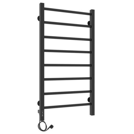 Полотенцесушитель электро "Феличия ЧКЧ8 400х800", черный муар, левый