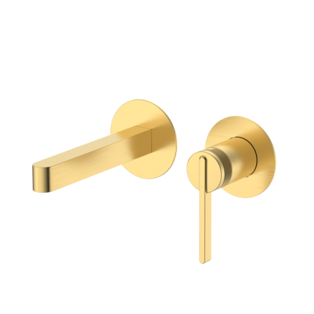 Смеситель для раковины DQ Bonn встраиваемый настенный мат.золото (DA1704407), артикул DA1704407