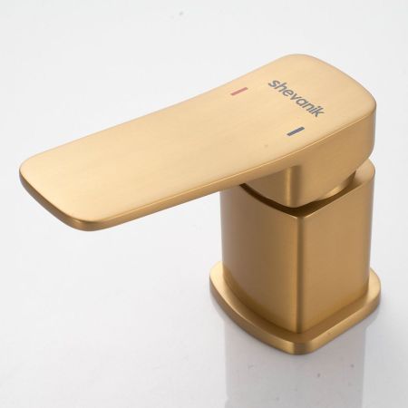 Смеситель на борт ванны Shevanik S9912G, золотой сатин, артикул S9912G