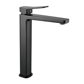 Смеситель для раковины высокий  Raffine F1199H, черный