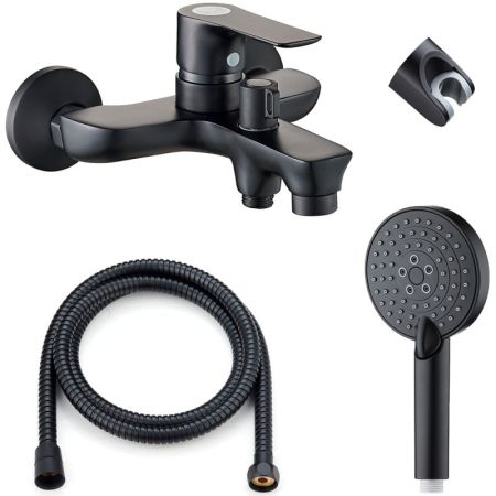 Смеситель для ванны Orange Aristo M19-300B Черный, артикул M19-300B