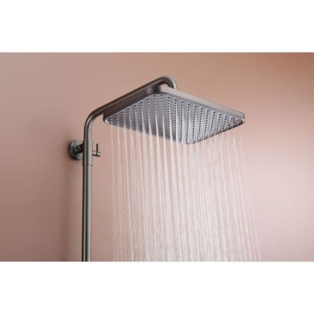 Душевая система с термостатом Raglo R22.26.09, графит, артикул R22.26.09