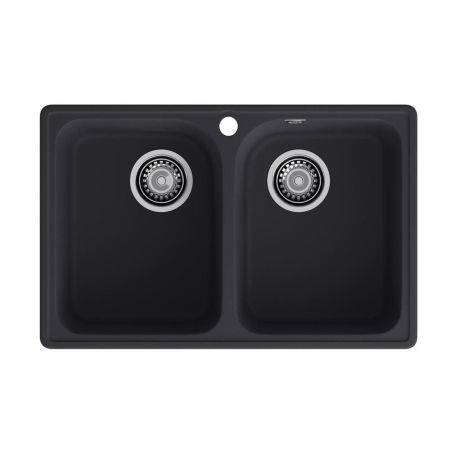 Кухонная мойка GranFest QUARZ 15, черный, артикул 15 черный