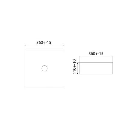 Умывальник накладной Iddis Slide, черный (SLIBM01i27), артикул SLIBM01i27
