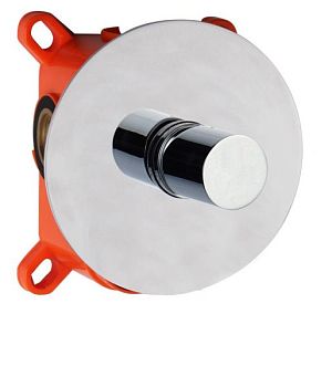 AQG Tube, встраиваемый в стену однорычажный смеситель для душа, цвет черный матовый