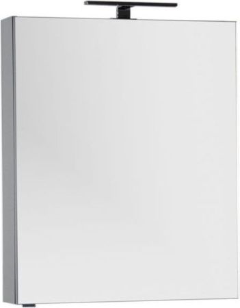 Зеркальный шкаф Aquanet Алвита 70 серый антрацит Зеркальный шкаф Aquanet Алвита 70 серый антрацит