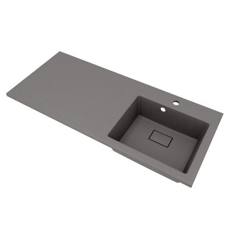 Раковина Florentina Аванти 110 см 10.310.0R110.307, серый шёлк, артикул 10.310.0R110.307