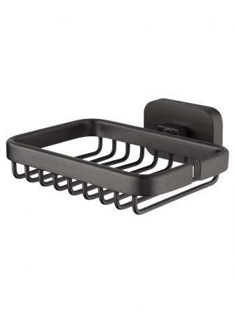 Мыльница с держателем WONZON & WOGHAND GRAFFITY, Темный графит (WW-9324), артикул WW-9324