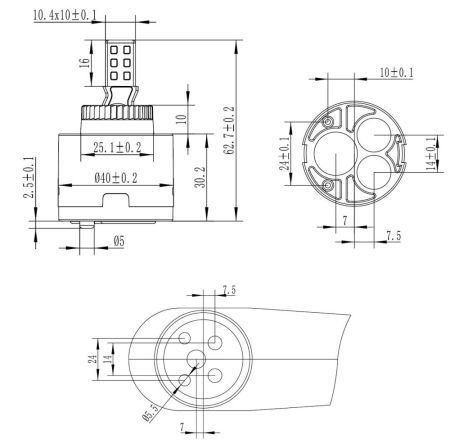 Картридж 35 мм Savol для смесителя (S-FX05), артикул S-FX05