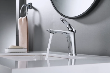 Смеситель для раковины Shevanik S9101, хром