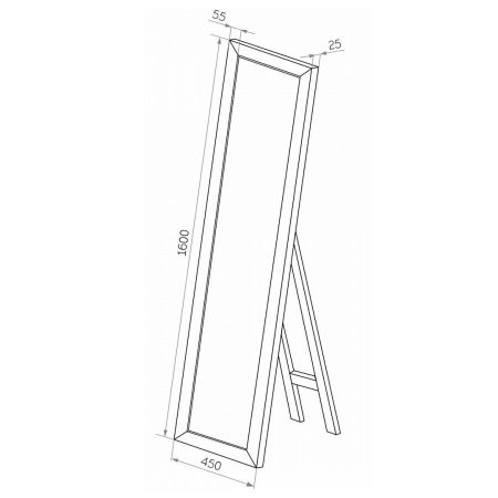 Зеркало Maretti Umbria UM1445160P20 45x160 см, артикул UM1445160P20