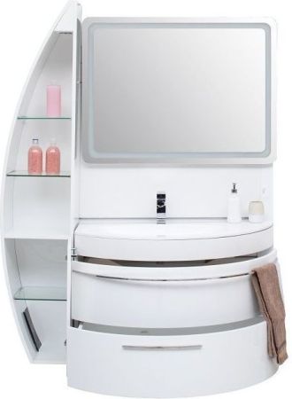 Шкаф-пенал De Aqua Эскалада RS0 L белый, артикул 00167340