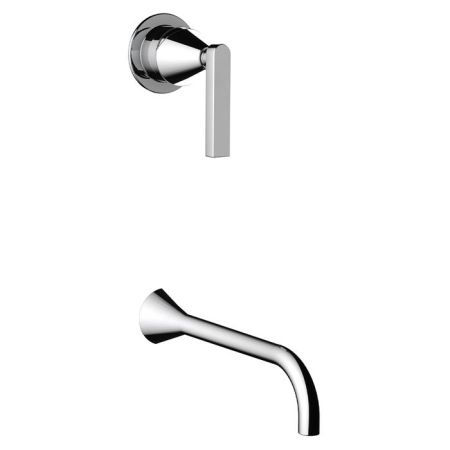 Nicolazzi Flag  Смеситель однорычажный встроенный для раковины  на 2 отв, хром