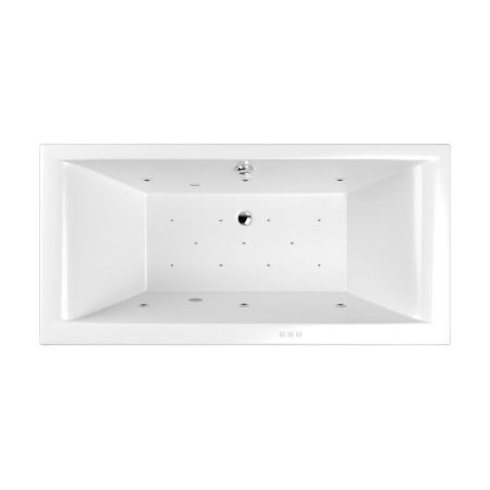 Ванна WHITECROSS Savia Duo 170x80 "RELAX" (хром), артикул 0103.170080.100.RELAX.CR