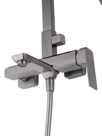 Душевая система WONZON & WOGHAND DIAMOND, Темный графит (WW-88739011-BGM), артикул WW-88739011-BGM