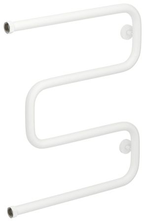 Полотенцесушитель водяной Ш-обр. 600х500 Н. Г. 1" (Матовый белый), артикул 30-0014-6050