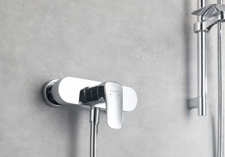 AQ1060CR ВЕГА смеситель для душа + AQ2011CR ВЕГА душевой гарнитур 3jet 73см, артикул AQ1032CR