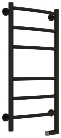 Полотенцесушитель электрический "ГАЛАНТ 2.0" 800х400 / МЭМ правый (Матовый Чёрный)