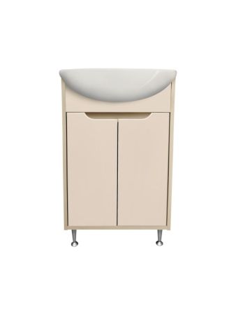 Тумба Runo Эконова 50 какао-бежевая под умывальник 00000000152 (Уют 50) (00-00004654), артикул 00-00004654