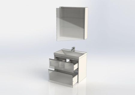 Мебель для ванной Aquanet Гласс 70 белый, артикул 00240464