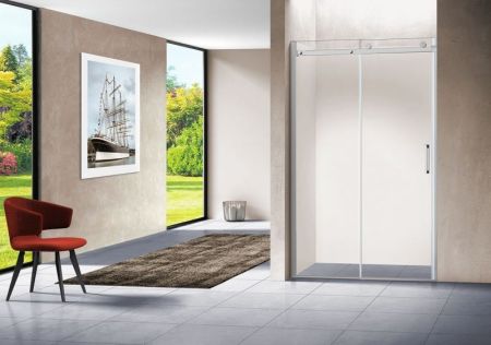 Душевая дверь Vincea Como VPS-1C140CL 140x195 профиль Хром стекло прозрачное, артикул VPS-1C140CL