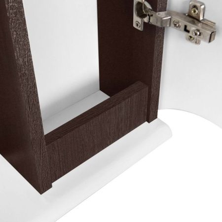 Зеркало со шкафом AM.PM Like 80 R M80MPR0801VF с подсветкой Белый/венге Зеркало со шкафом AM.PM Like 80 R M80MPR0801VF с подсветкой Белый/венге