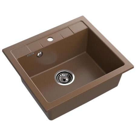 Кухонная мойка GranFest QUADRO 561, терракот, артикул Q-561 терракот