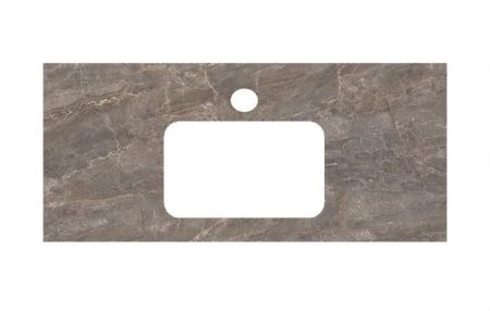 Спец.декоративное изделие для раковин, встраиваемых сверху 100 см Парнас пепельный лаппаированный, артикул PL2.VT280\100