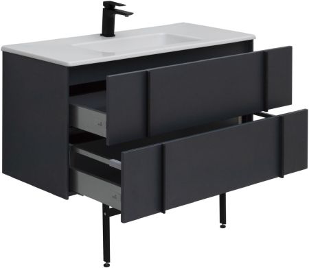 Тумба под раковину Allen Brau Reality 100 1.32007.AM антрацит матовый, артикул 1.32007.AM