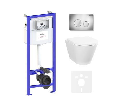 Комплект 6 в 1 Lavinia Boho Elegant Rimless 87561064, премиум с пластиковой клавишей, артикул 87561064