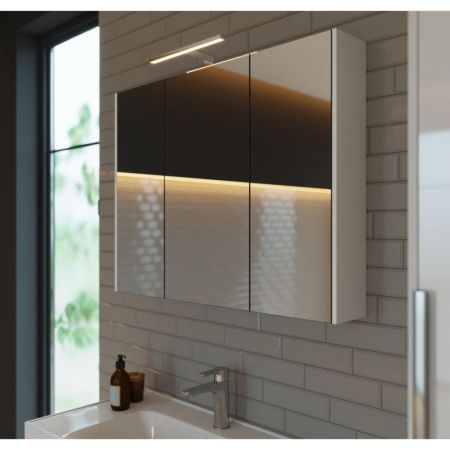 Светильник Dreja PRIME, для зеркального шкафа, LED, пластик, хром