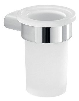 Gedy Azzorre, настенный стеклянный стакан, цвет хром