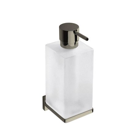 Colombo Look Дозатор подвесной, цвет: PVD нержавеющая сталь/матовое стекло, артикул B9316.HPS1-VAN