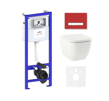 Комплект 6 в 1 Lavinia Boho One Rimless 75110104, премиум со стеклянной клавишей, артикул 75110104