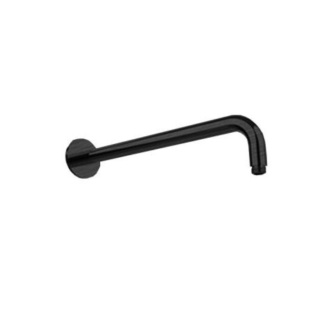 ALMAR Держатель верхнего душа настенный L35 см с круглым отражателем, цвет черный металл брашированный PVD, артикул E021113.AB