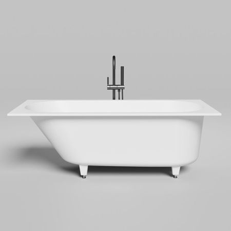 Salini ORNELLA KIT Встраиваемая ванна 1600х700х540мм, овальная чаша, донный клапан, сифон,  интегр слив-перелив, мат-л: S-Sense, глянцевый, белый.