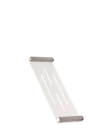 Stil Haus Saturno, полка из оргстекла, длина 32 см, цвет сатинированная сталь